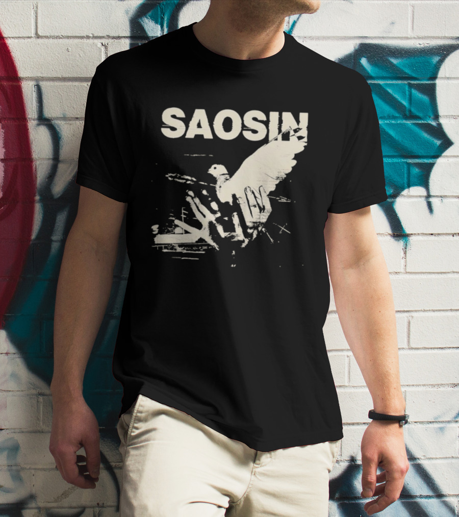 SAOSIN Bird Imagery Vintage Style T-Shirt