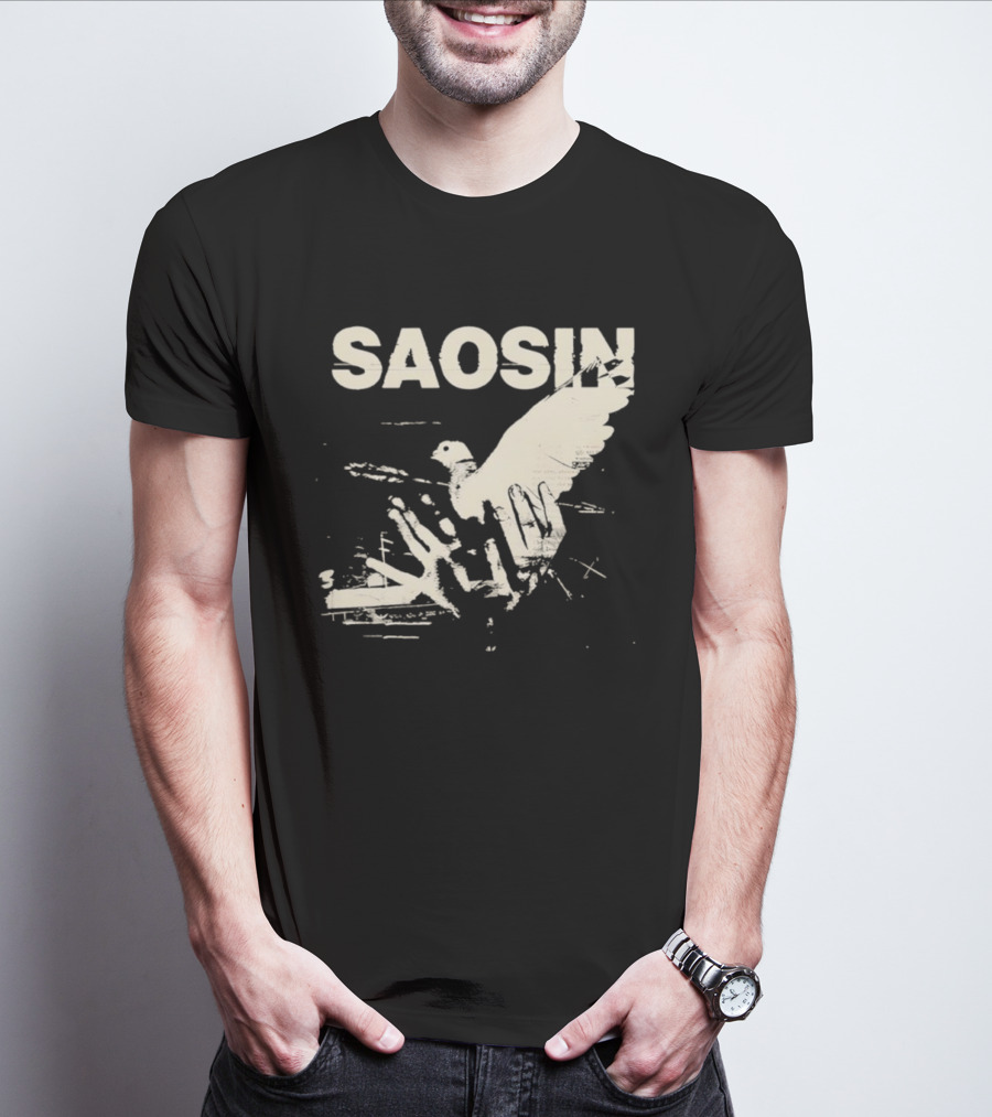 SAOSIN Bird Imagery Vintage Style T-Shirt