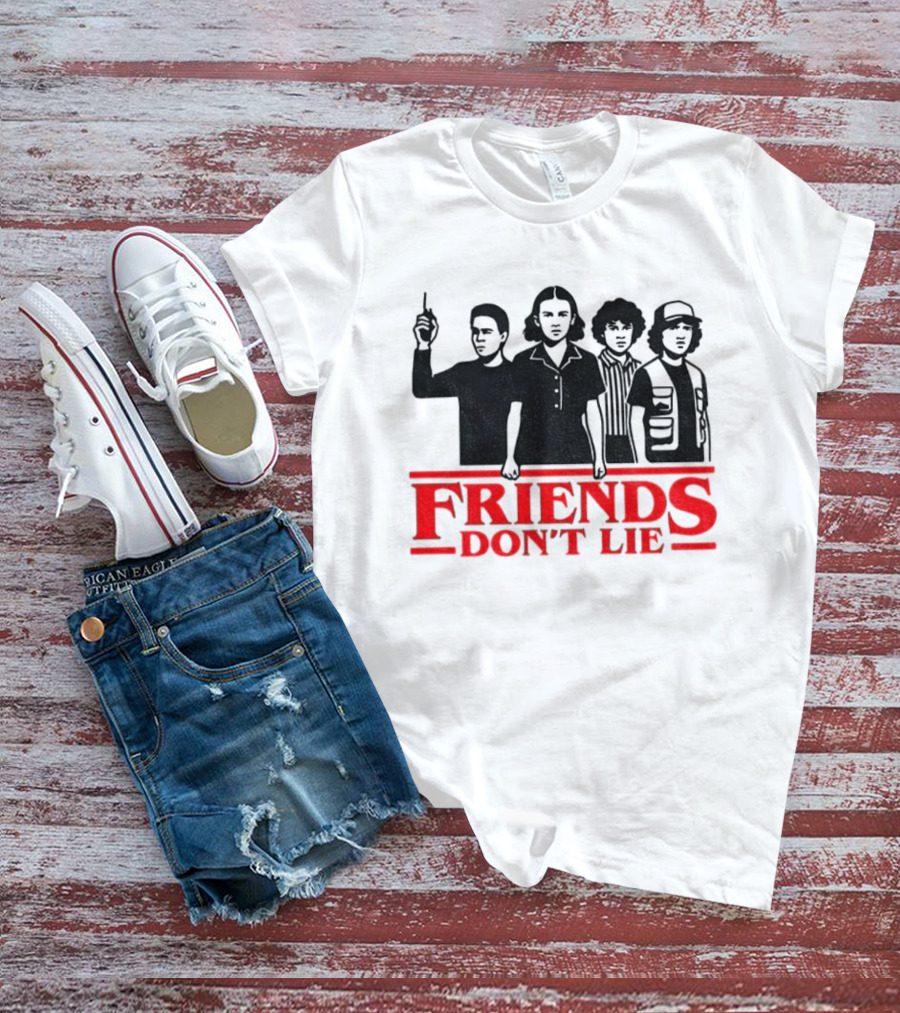 FRIENDS DON'T LIE Stranger Things Silhouettes 2025 T-Shirt