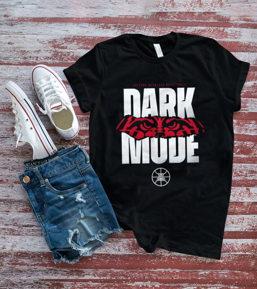 Arizona Wildcats Basketball Dark Mode Red Eye T-Shirt
