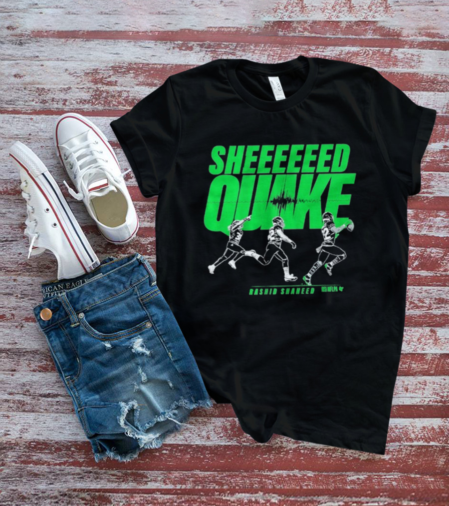 Rashid Shaheed Sheed Quake NFL Action T-Shirt
