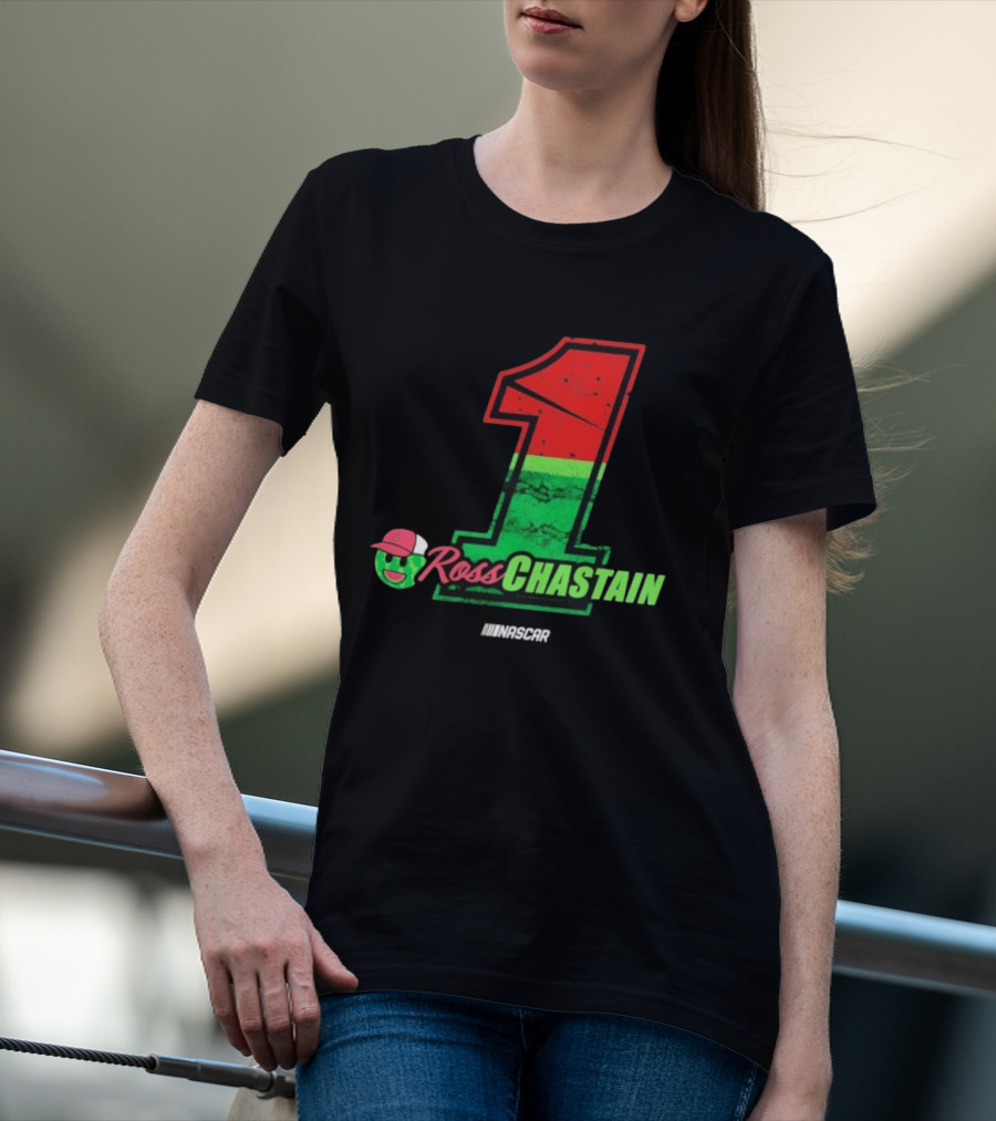 Ross Chastain Melon Man 1 NASCAR Racing Fan Merch T-Shirt