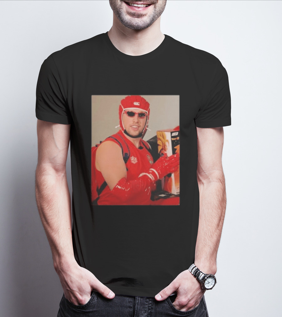 Sidemen Deepthroat Man Rugby Costume Toy Holder T-Shirt