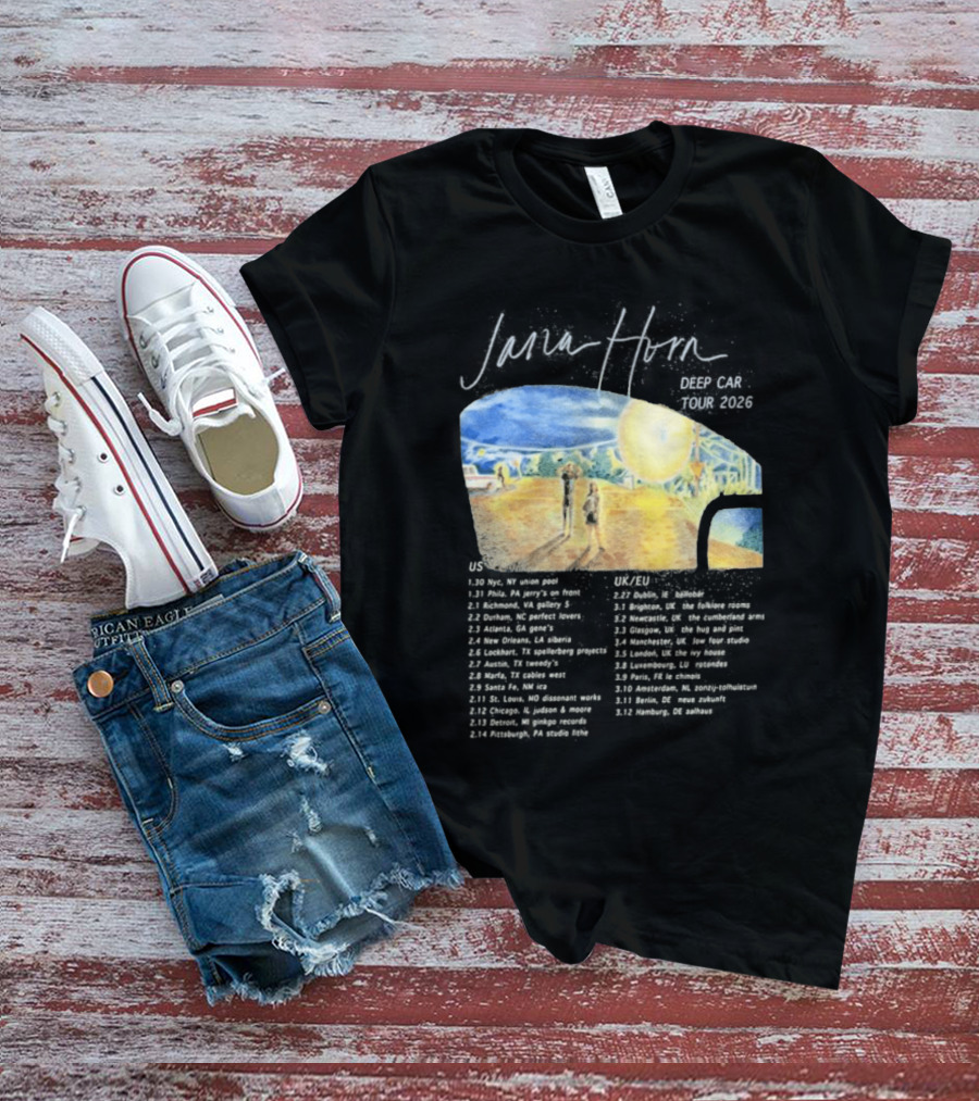Jana Horn Deep Car Tour 2026 Dates Texas Sun T-Shirt