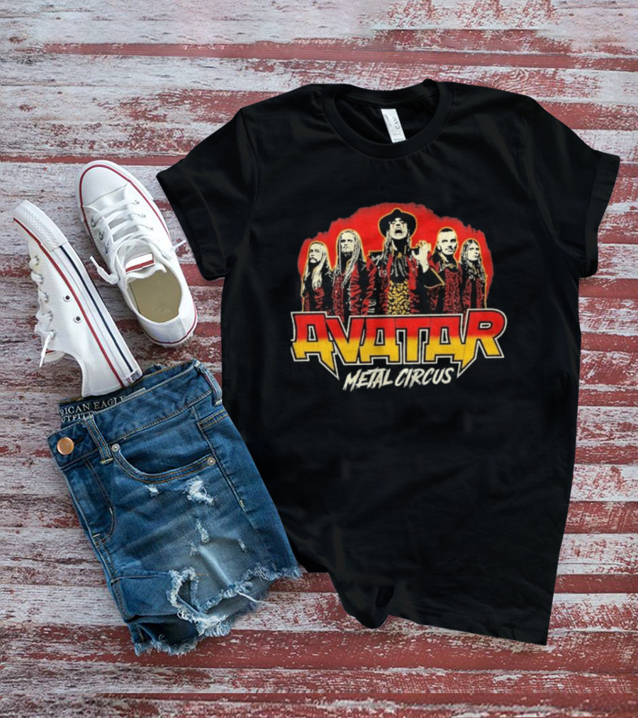 Avatar Metal Circus Band Red Yellow Outfit Ensemble T-Shirt