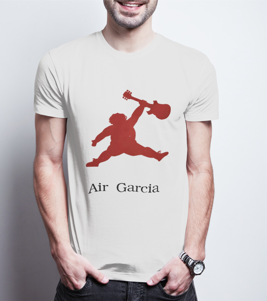 Air Garcia Jerry Garcia Silhouette Iconic Rock Legend T-Shirt