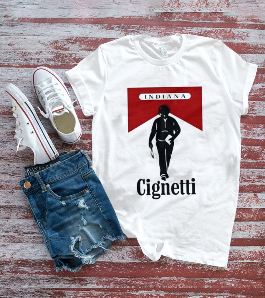 Indiana Cignetti Coach Marlboro Cigarette T-Shirt
