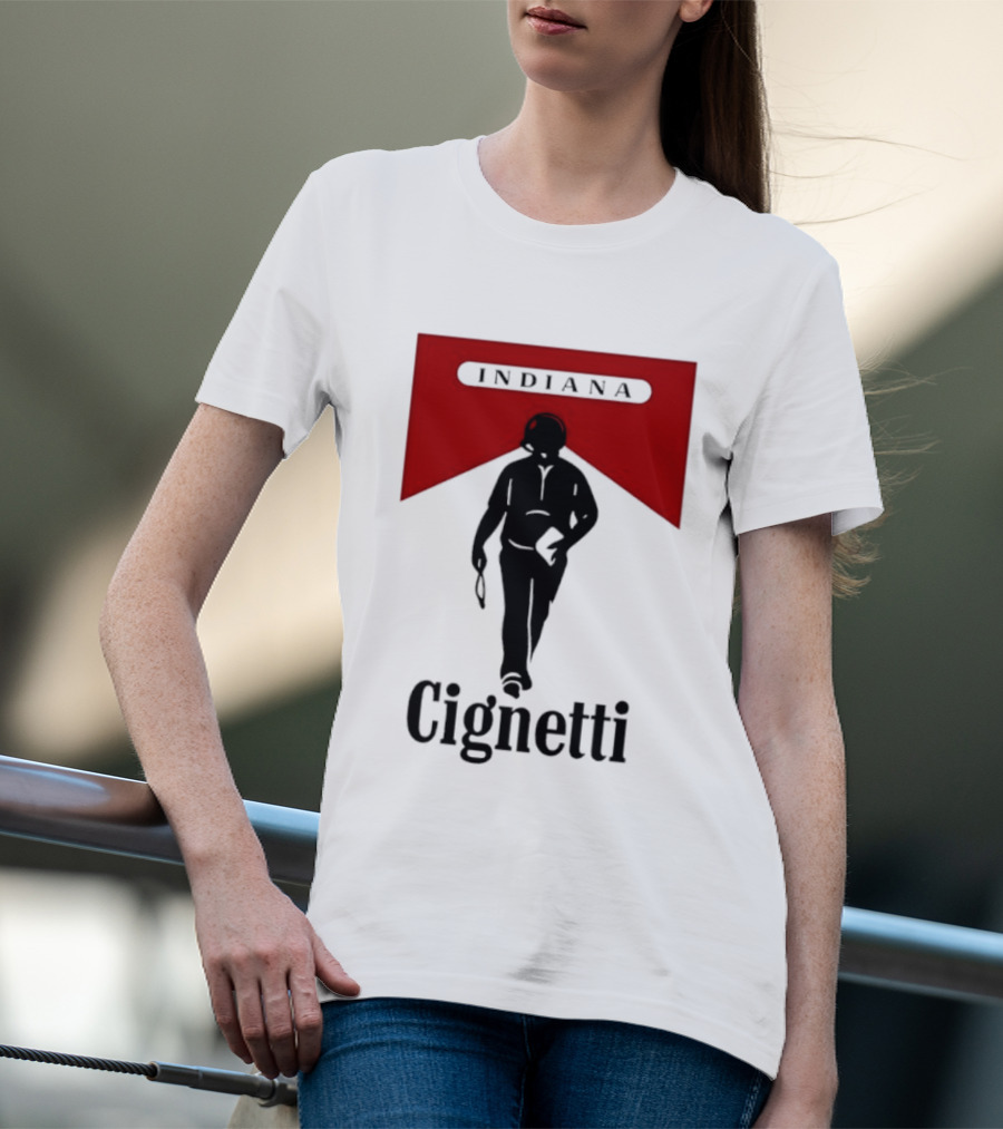Indiana Cignetti Coach Marlboro Cigarette T-Shirt
