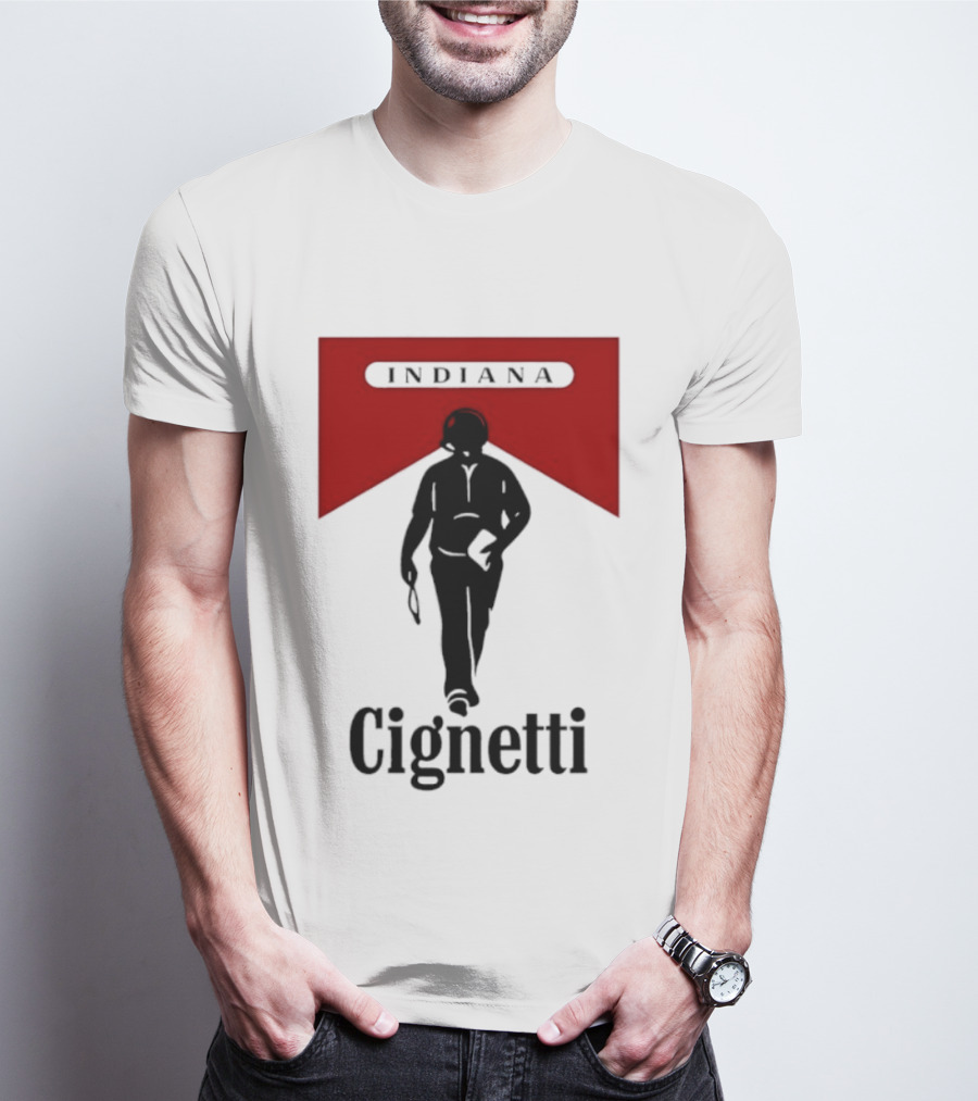 Indiana Cignetti Coach Marlboro Cigarette T-Shirt