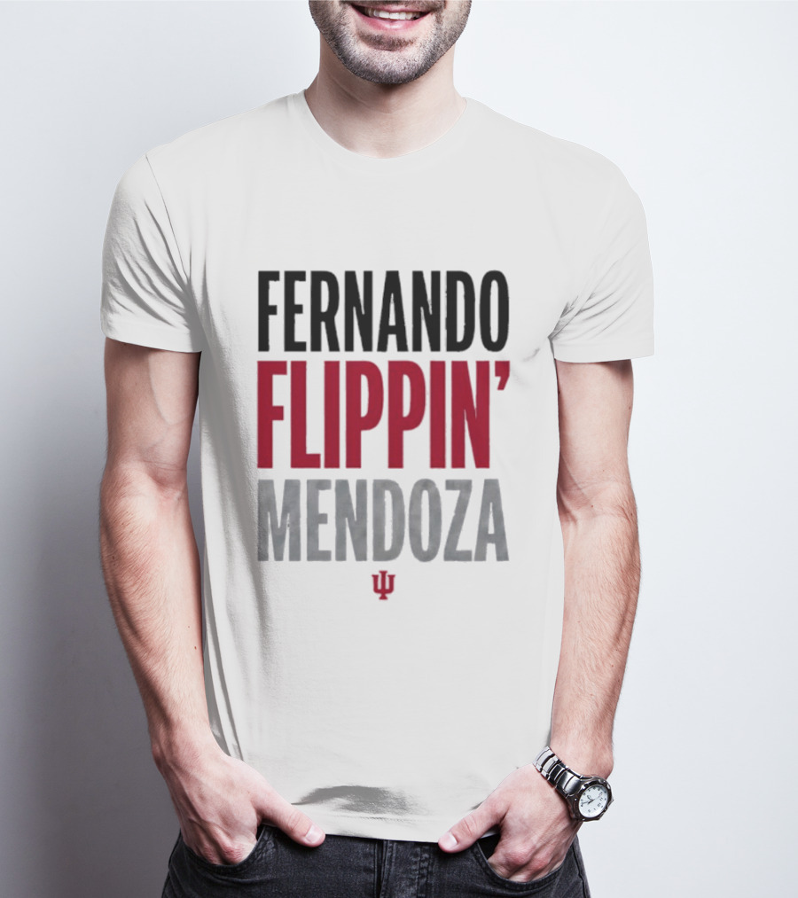 Fernando Mendoza Flippin' Indiana Hoosiers T-Shirt