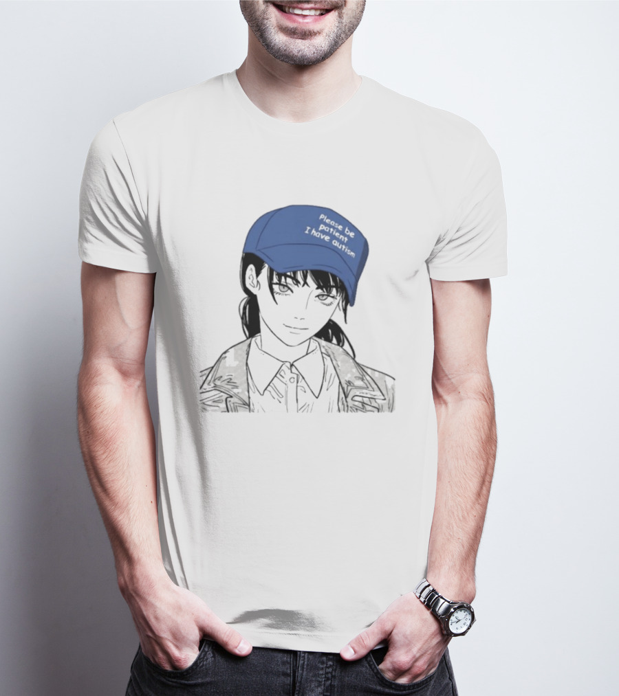 Please Be Patient I Have Autism Manga Chainsaw Girl Hat T-Shirt