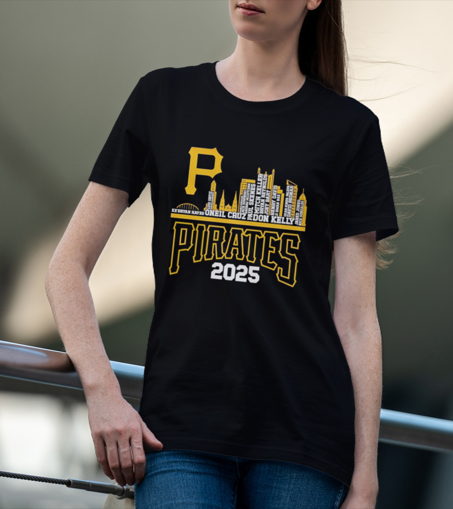 Pittsburgh Pirates City Skyline 2025 T-Shirt
