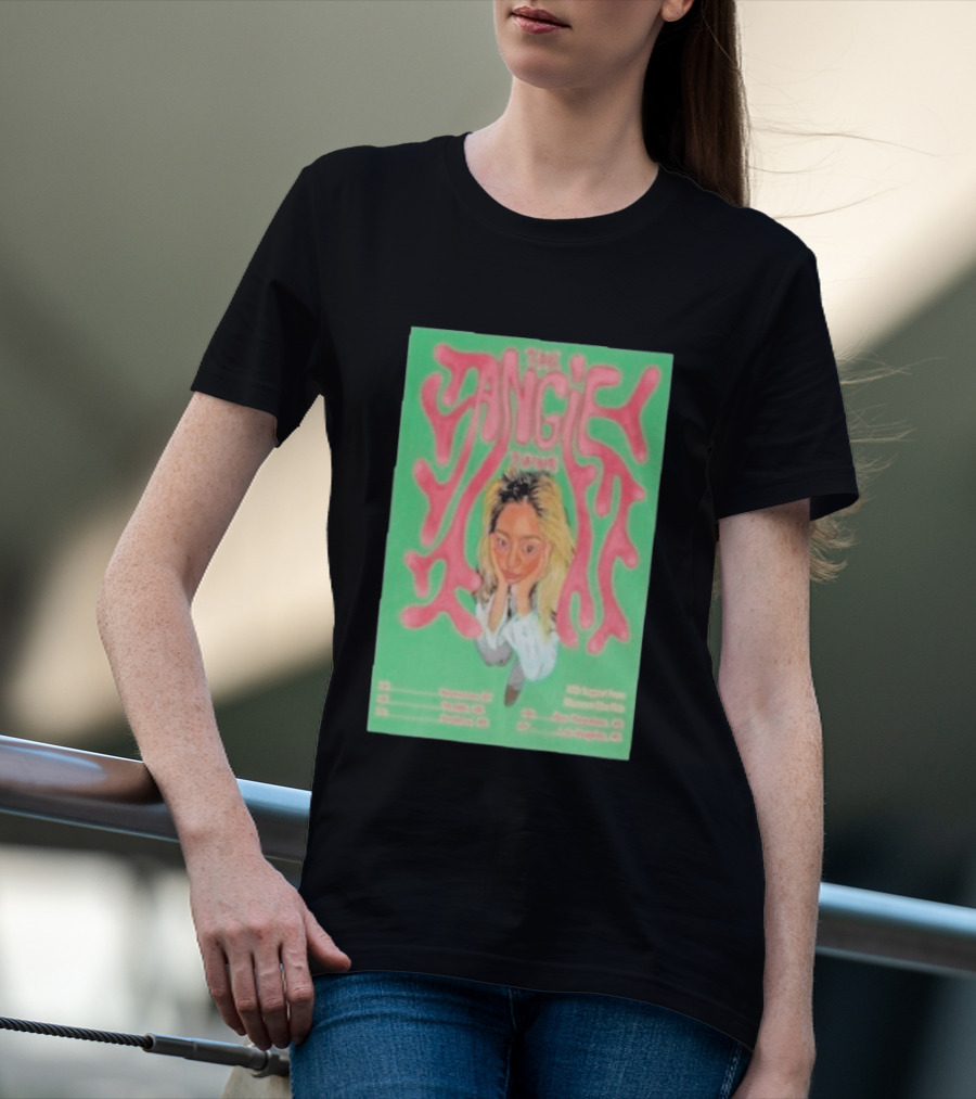 Spill Tab The Angie Tour March 2026 Denver Vancouver San Francisco Seattle T-Shirt