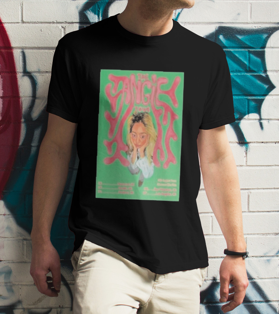 Spill Tab The Angie Tour March 2026 Denver Vancouver San Francisco Seattle T-Shirt