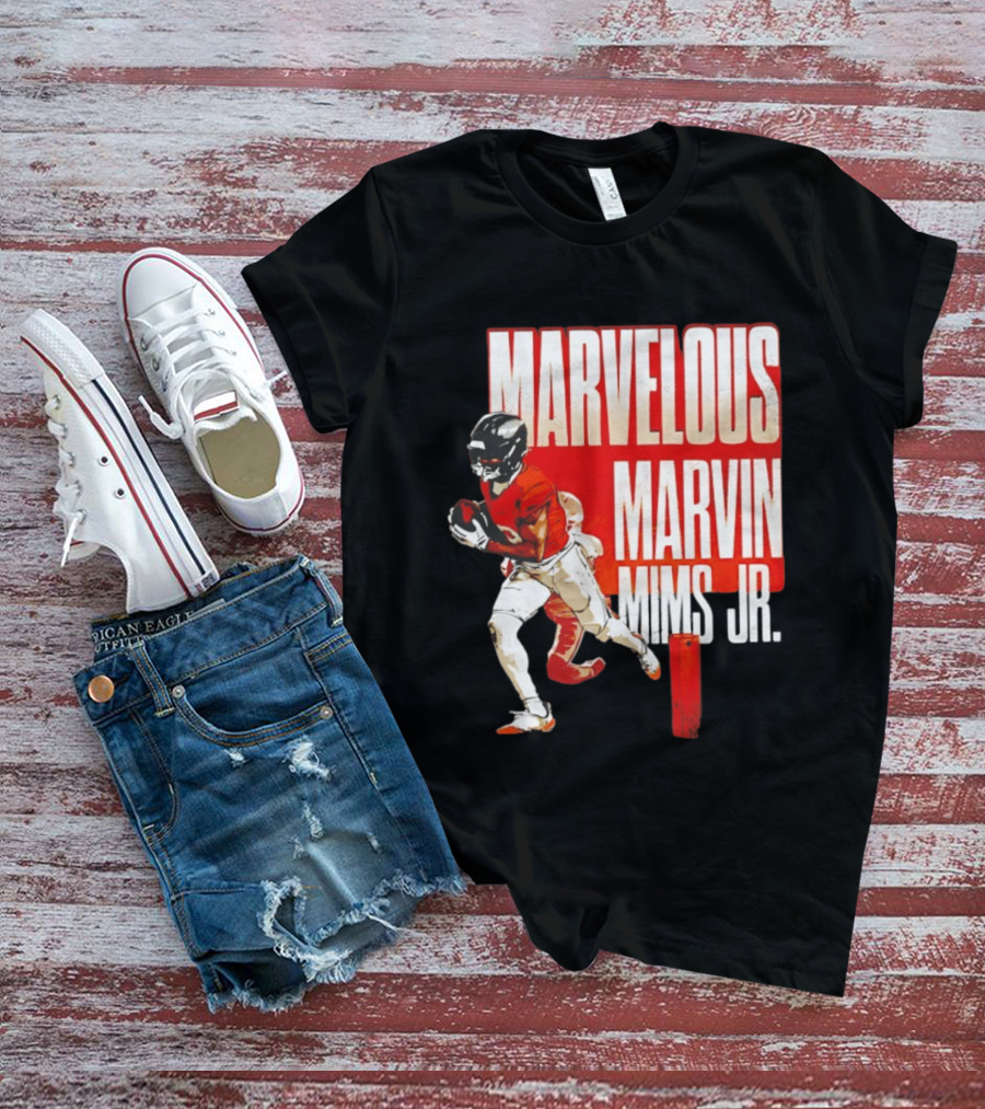 Marvelous Marvin Mims Jr Denver Broncos Football Star T-Shirt