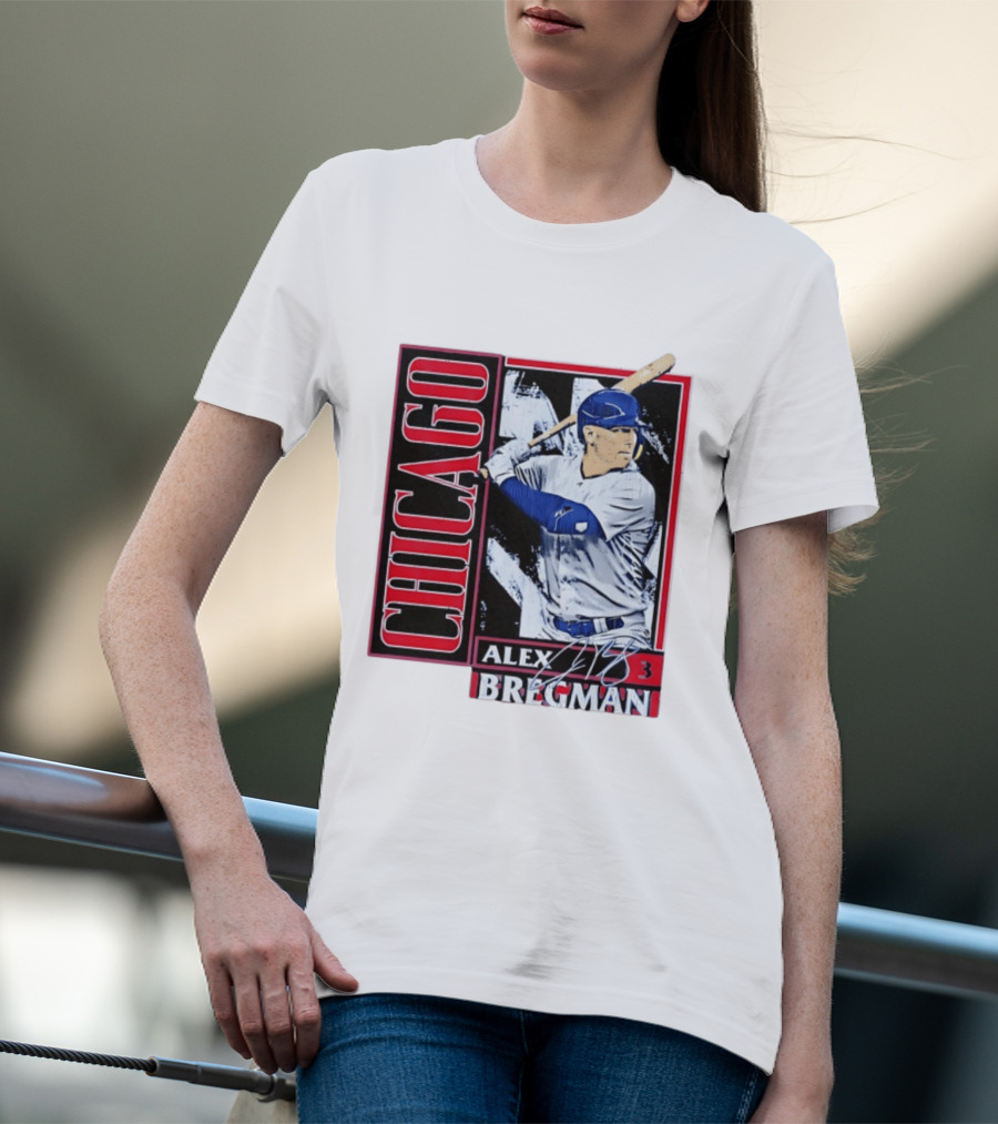 Alex Bregman Chicago Baseball Number 3 T-Shirt