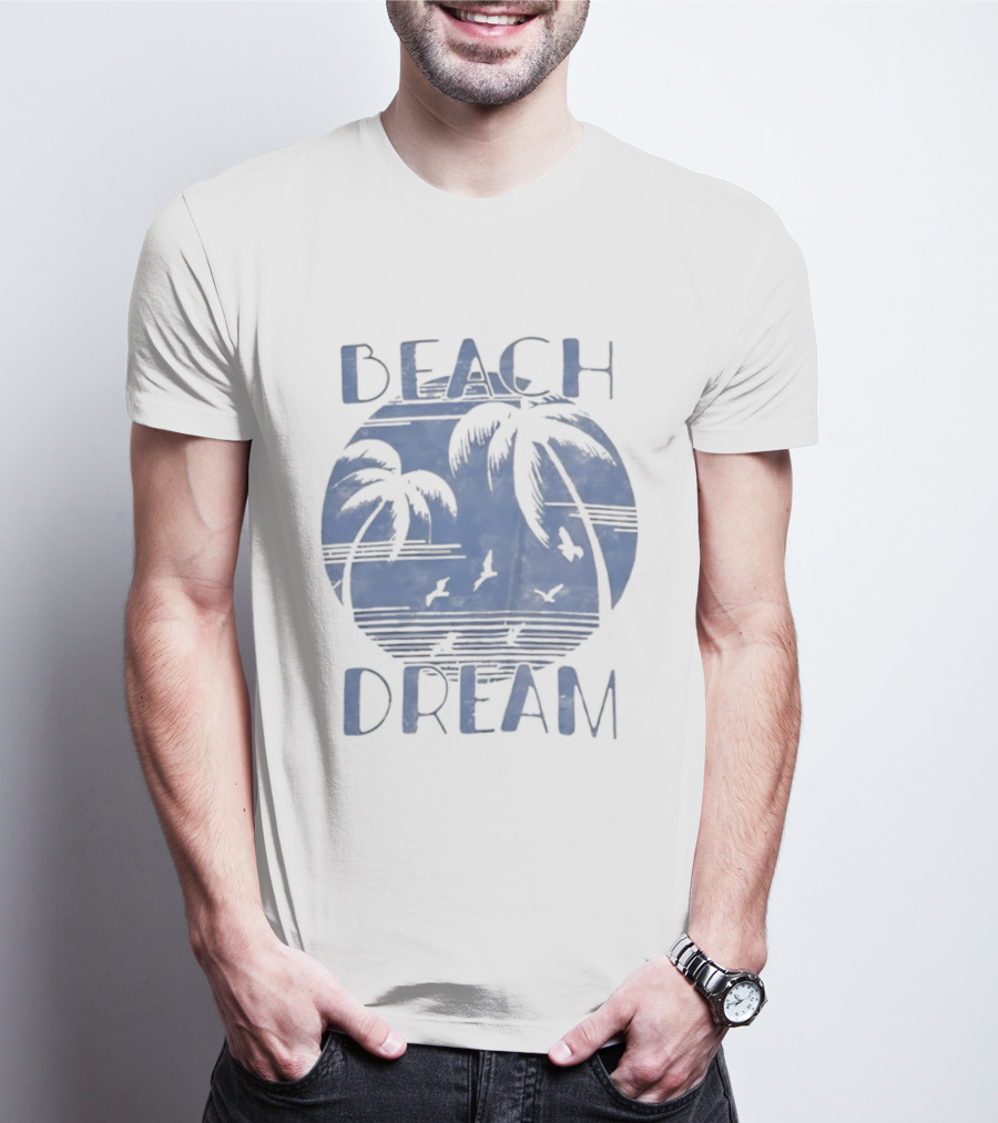 Beach Dream Palm Trees Ocean Vibes T-Shirt