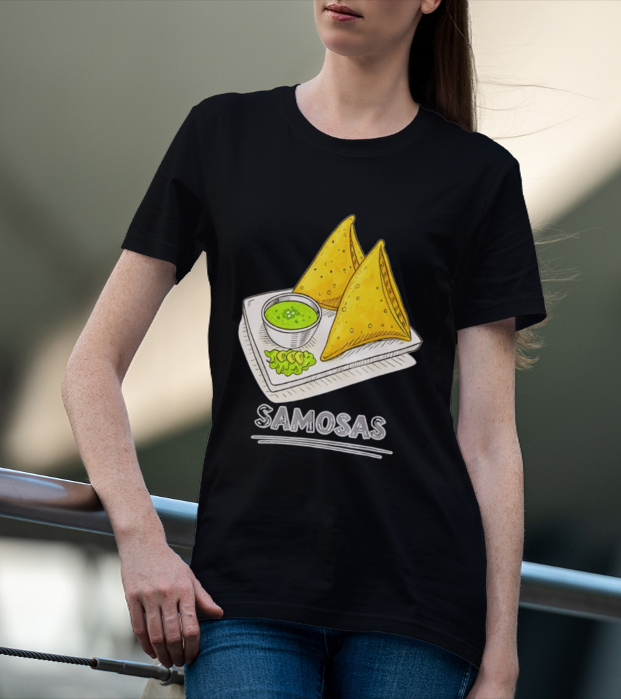 Samosa Lover Indian Snack Foodie Delight T-Shirt