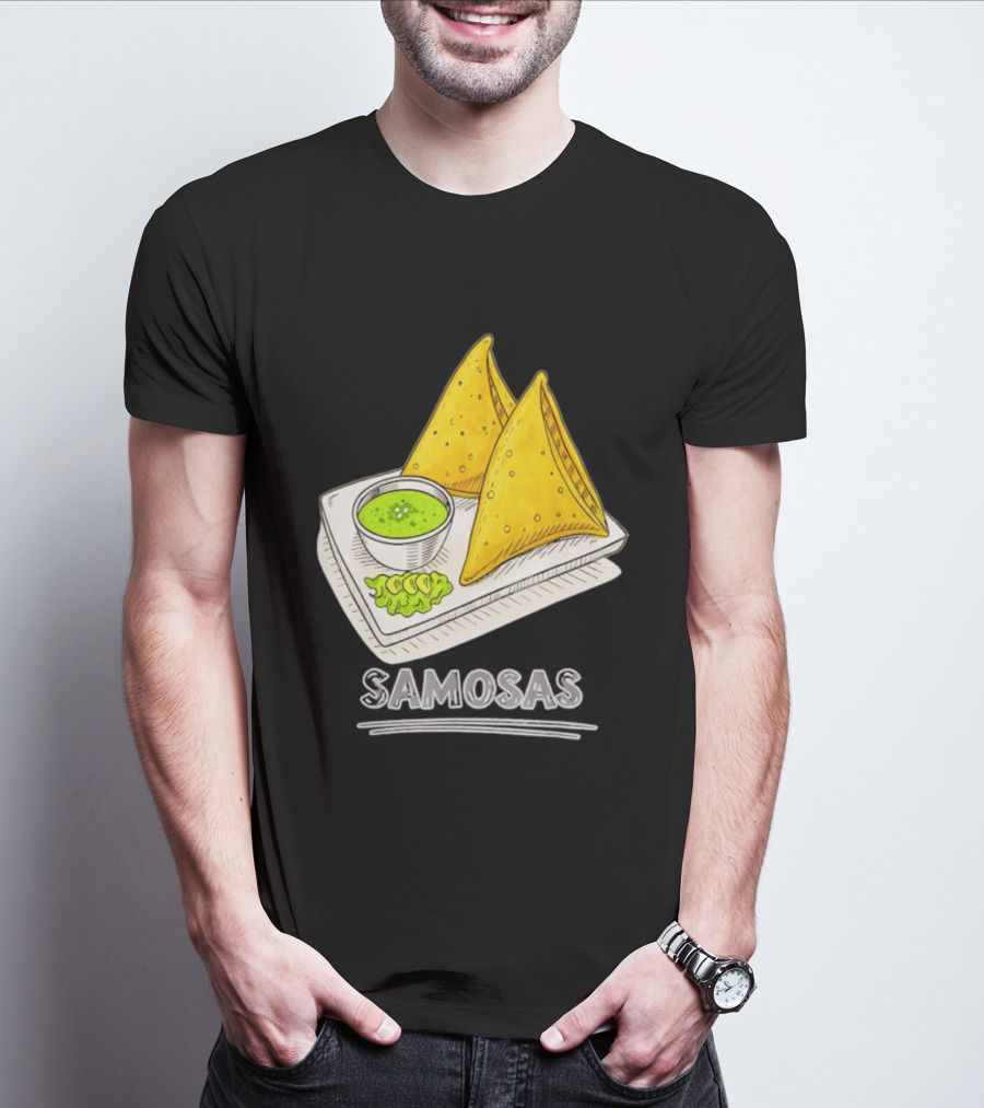 Samosa Lover Indian Snack Foodie Delight T-Shirt