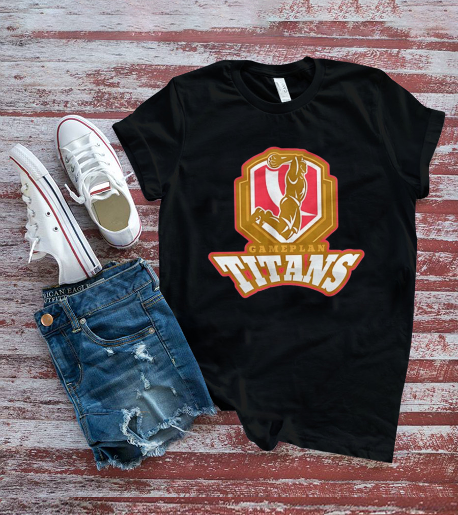 Gameplan Titans Basketball Dunking Player T-Shirt
