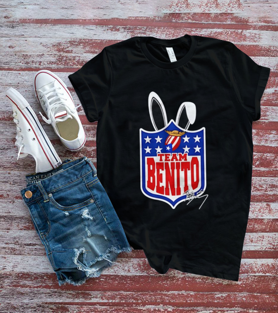 Team Benito Bad Bunny Stars Football T-Shirt