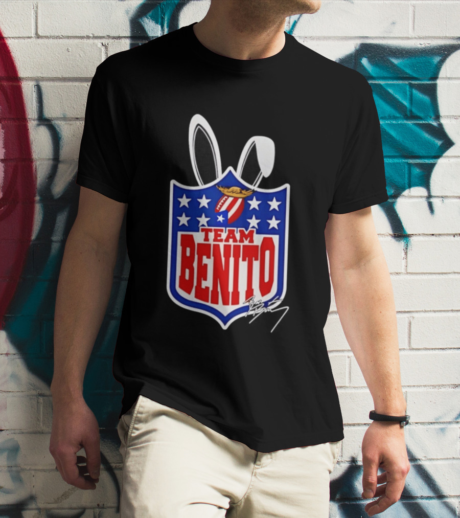 Team Benito Bad Bunny Stars Football T-Shirt