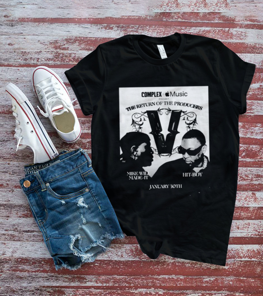 Complex Apple Music Verzuz The Return Of The Producers Mike Will Made It Vs Hit Boy January 30 T-Shirt