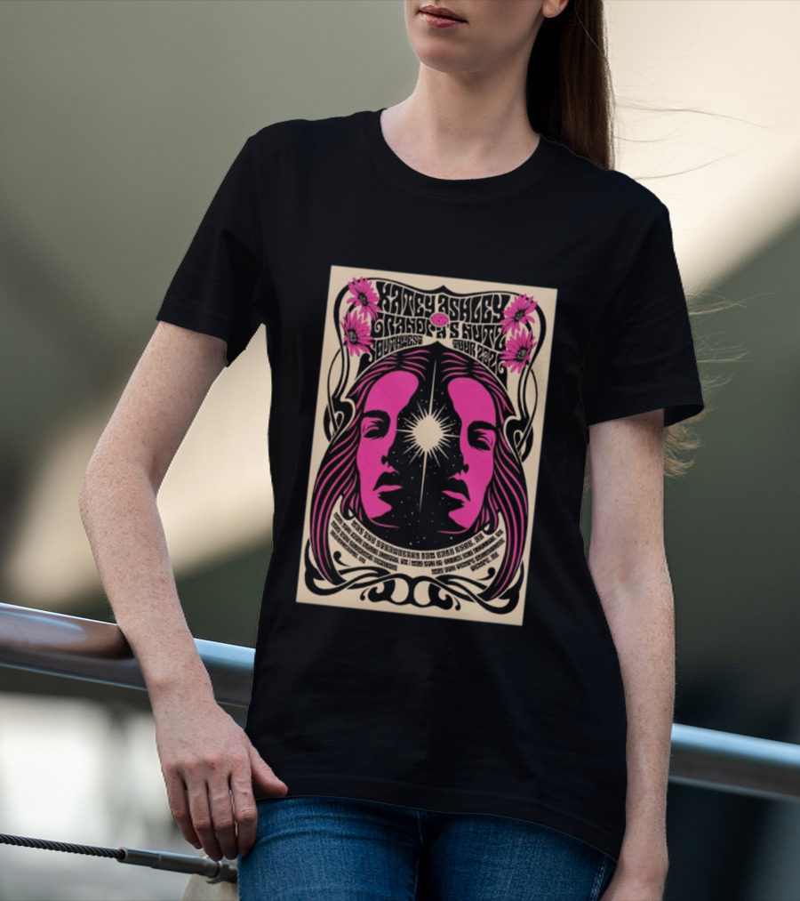 Katey Ashley Trader's Suite Southwest Tour 2026 Psychedelic Sunflower T-Shirt