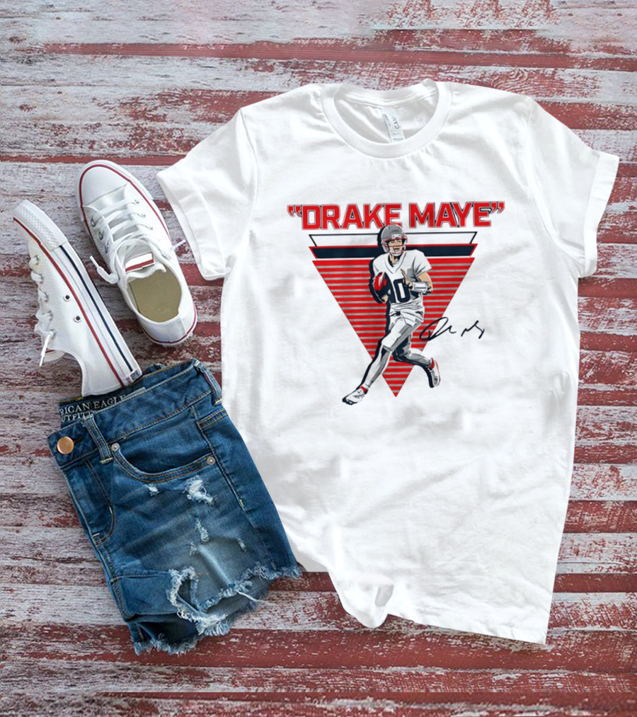 Drake Maye New England Patriots Football Player T-Shirt
