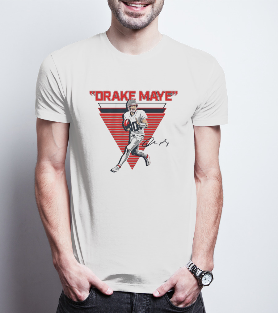 Drake Maye New England Patriots Football Player T-Shirt