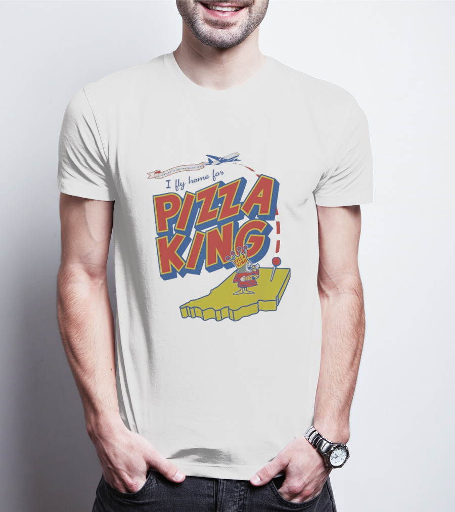 Indiana Traveling Since 1956 I Fly Home For Pizza King T-Shirt