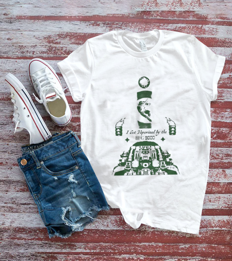 I Got Vaporized By The BFG 9000 Vintage Gaming Reference T-Shirt