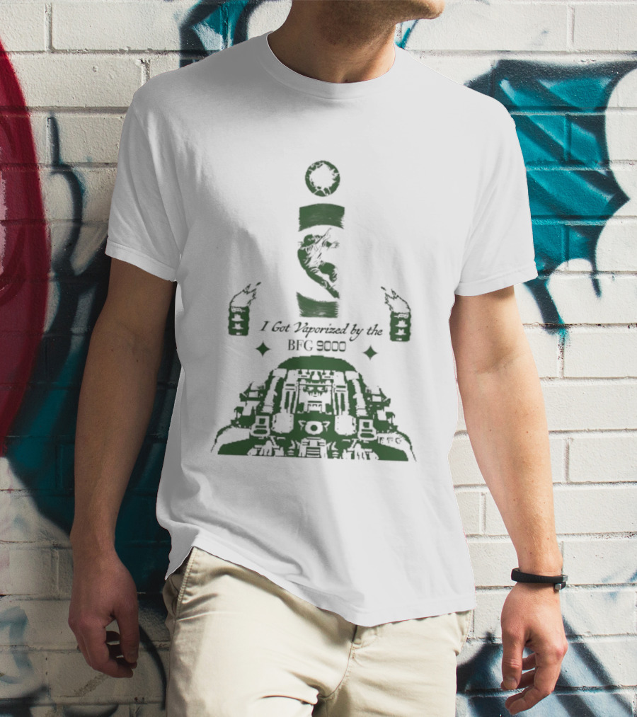 I Got Vaporized By The BFG 9000 Vintage Gaming Reference T-Shirt