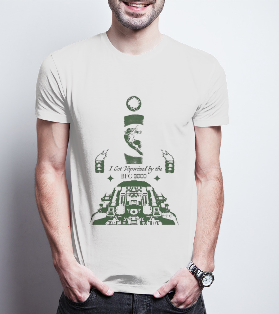 I Got Vaporized By The BFG 9000 Vintage Gaming Reference T-Shirt