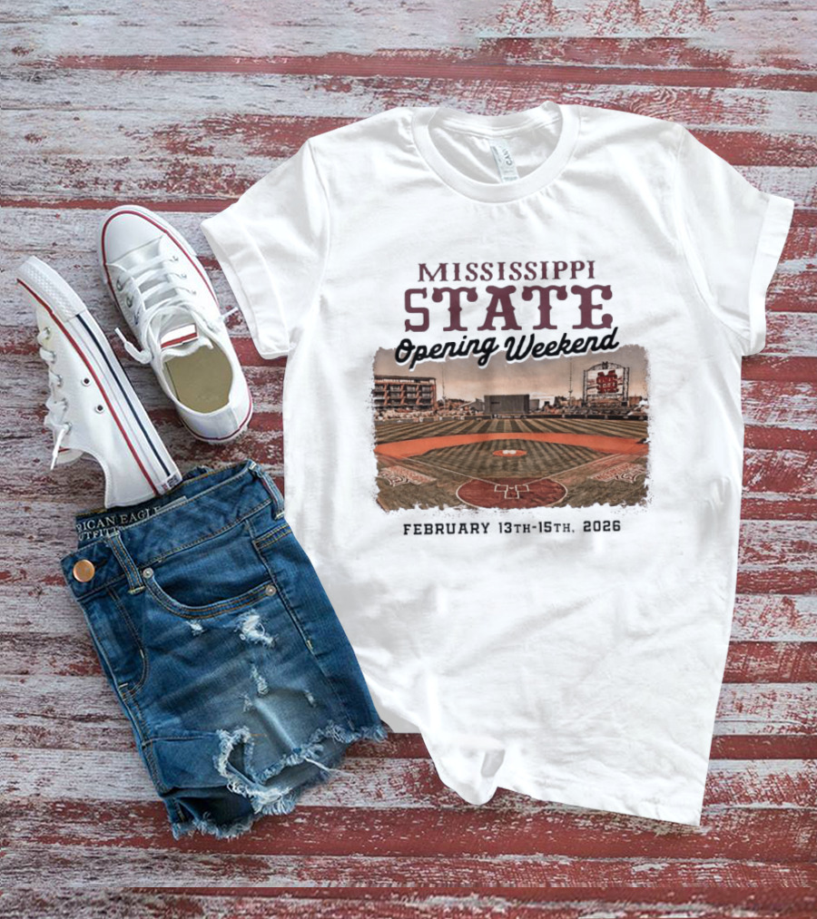 Mississippi State Opening Weekend February 13th 15th 2026 T-Shirt