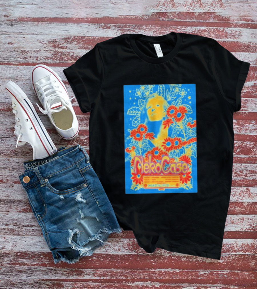 Neko Case 2026 Tour California Show Flowers T-Shirt
