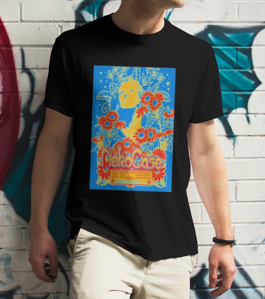 Neko Case 2026 Tour California Show Flowers T-Shirt