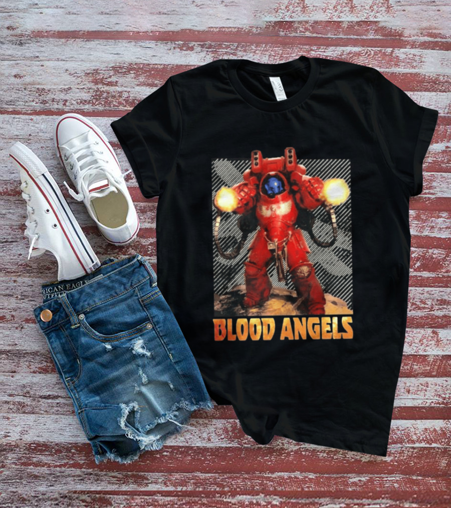 Warhammer 40 000 Blood Angels Space Marine Power Armor T-Shirt
