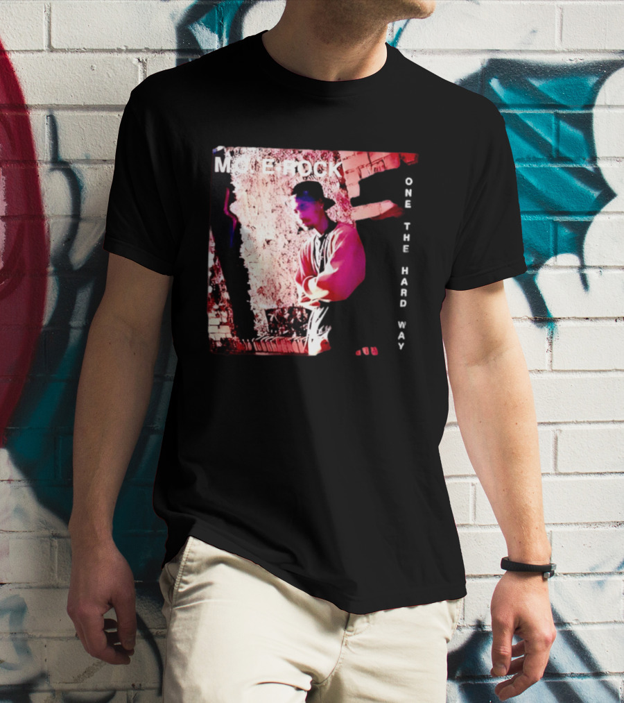 MC E Rock One The Hard Way Album Cover T-Shirt