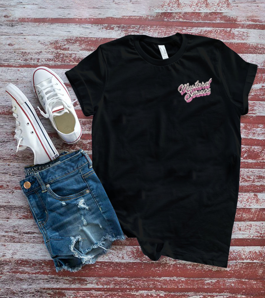 Mustard Service Vice City Magic Text Pink Yellow T-Shirt