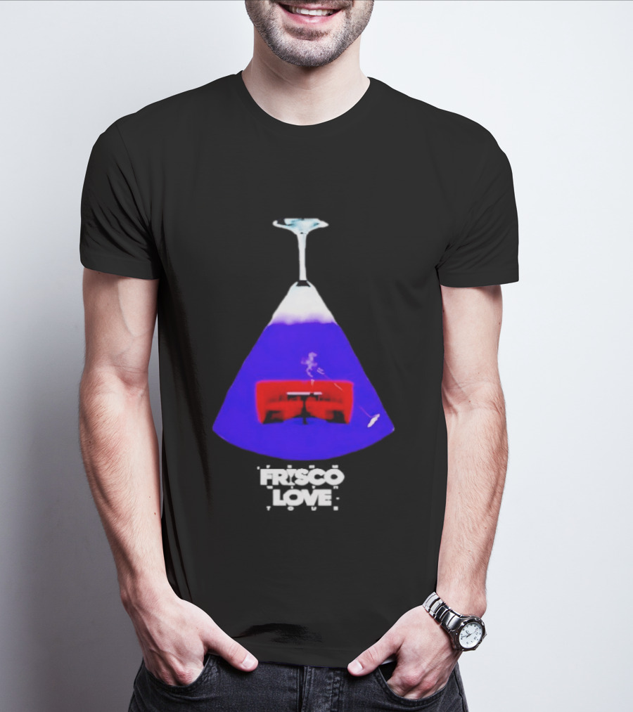 Ramirez Frisco Love With Love Martini Smoke And Couch T-Shirt