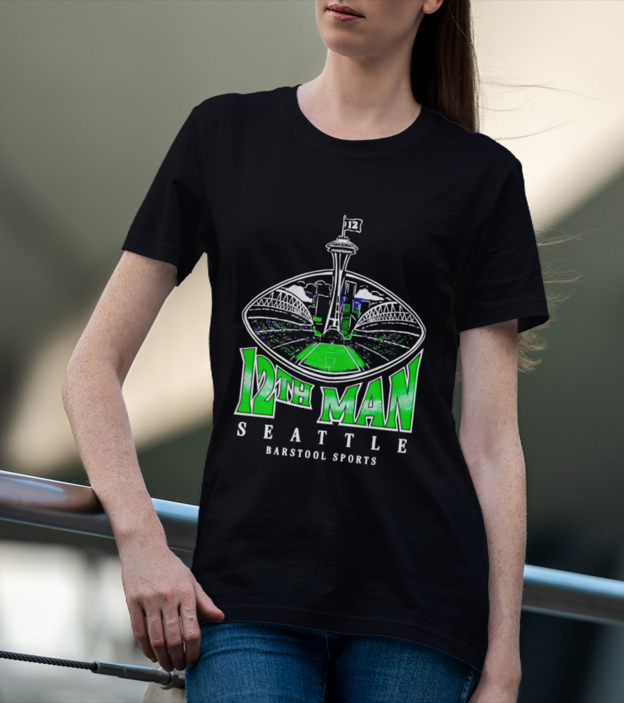 Seattle 12th Man Barstool Sports T-Shirt