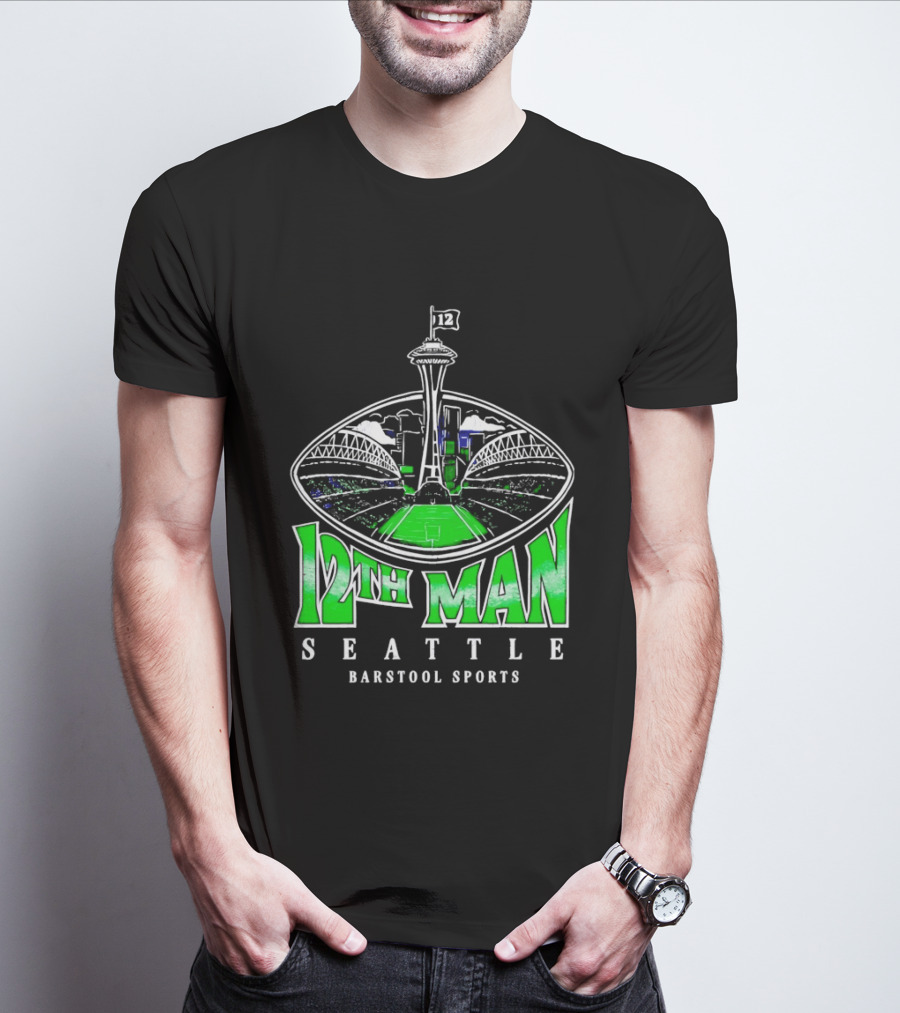 Seattle 12th Man Barstool Sports T-Shirt