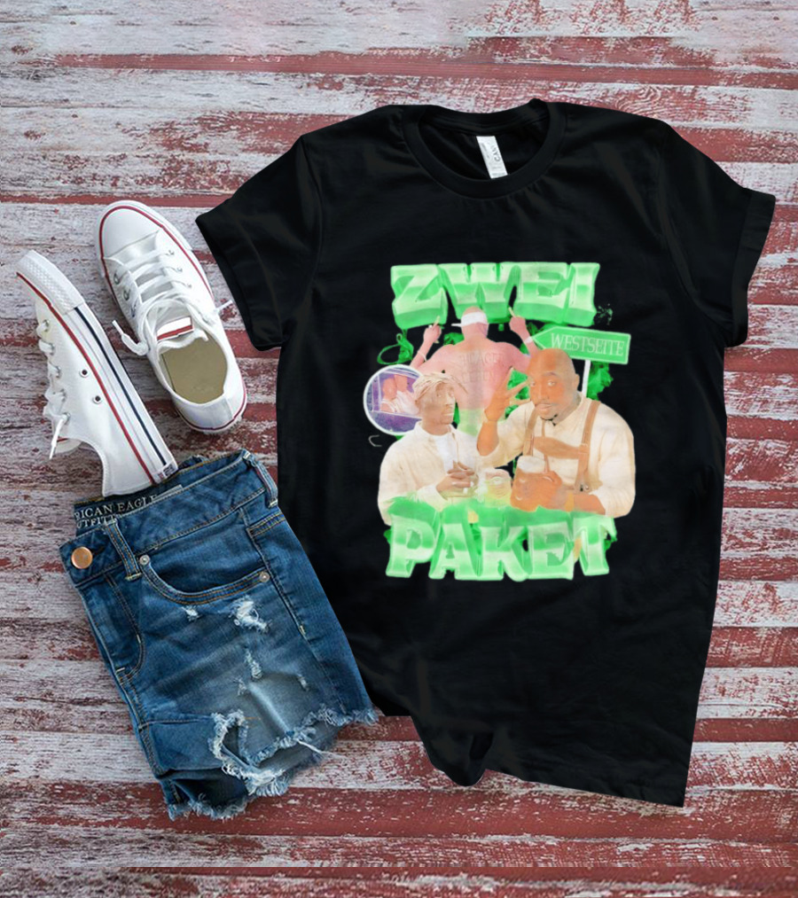 Zwei Paket Tupac Shakur Westseite T-Shirt