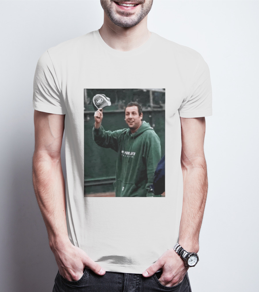 Adam Sandler New York Jets Fan Football T-Shirt
