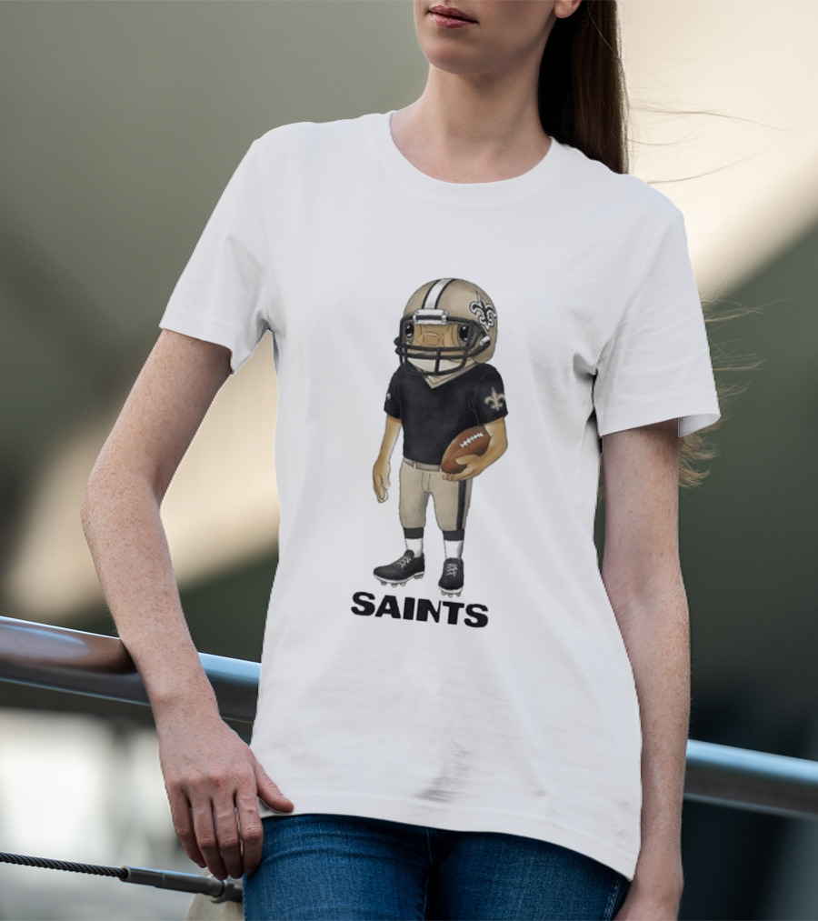 Bad Bunny New Orleans Saints Football Helmet Player T-Shirt