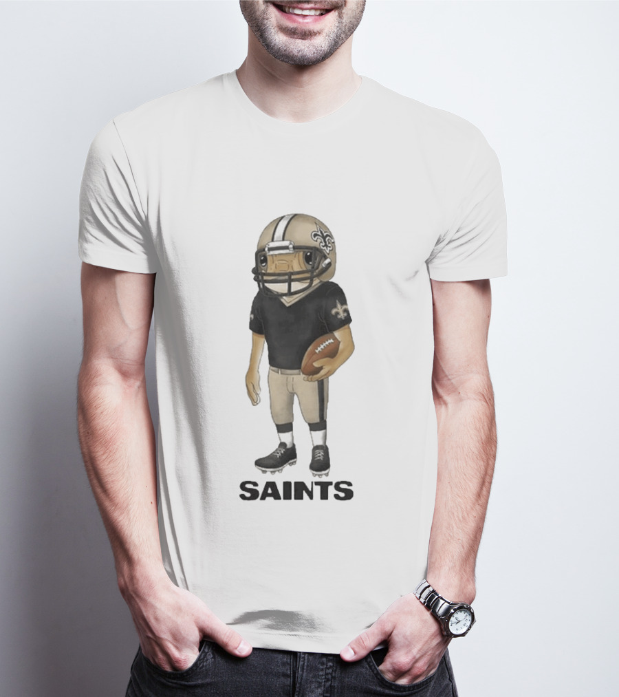 Bad Bunny New Orleans Saints Football Helmet Player T-Shirt