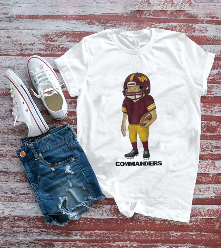 Bad Bunny Commanders Football Helmet T-Shirt