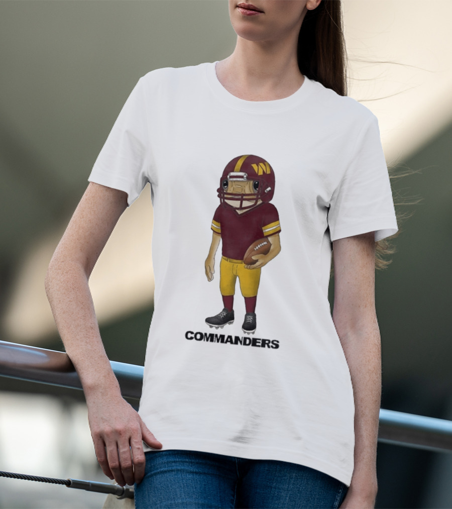 Bad Bunny Commanders Football Helmet T-Shirt