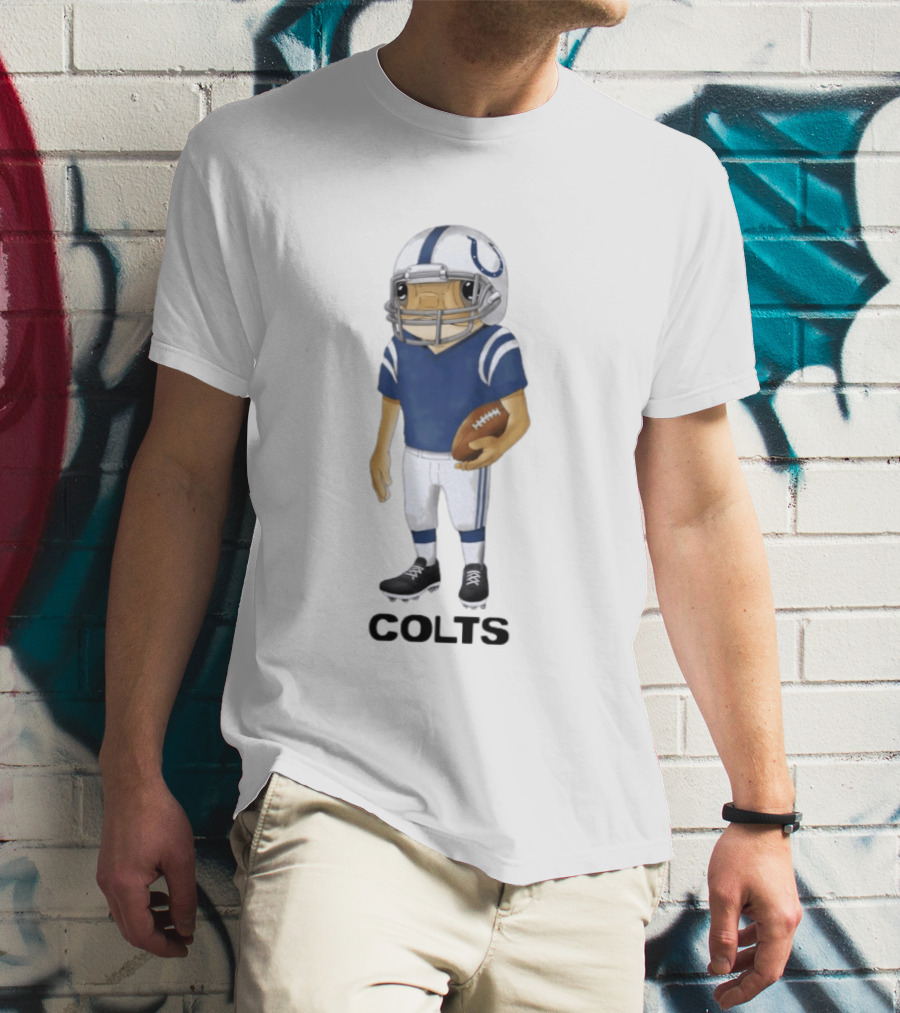 Bad Bunny X Indianapolis Colts Concho Football Player T-Shirt